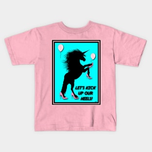 KICK IT UP UNICORNS Kids T-Shirt